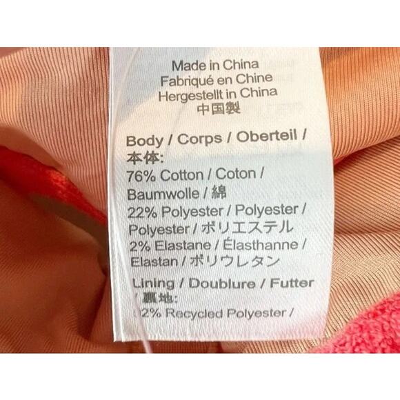 NWT J.Crew Cutout Bandeau One Piece Terry Cloth Plus Size 18 Coral Pink #2917 - Picture 8 of 12